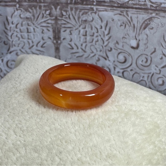 Agate Multicolor Stone Rings Set - Picture 5 of 8